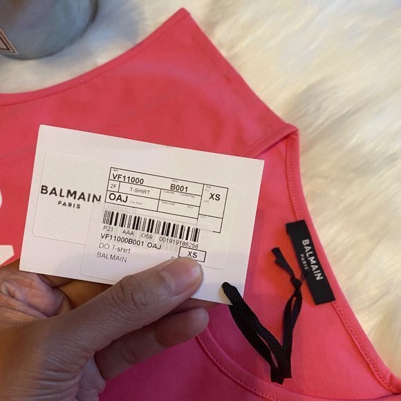 Balmain Women Pink Sleeveless top XS - Picture 4 of 8